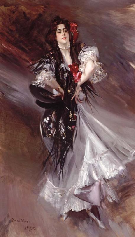 Giovanni Boldini The Spanish Dance,Portrait of Anita France oil painting art